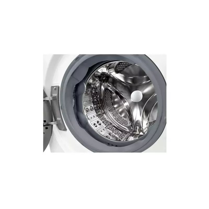 Lavadora LG F4WR711S3HA carga frontal 11 kg 1360 rpm negra, blanca