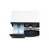 Lavadora LG F4WR711S3HA carga frontal 11 kg 1360 rpm negra, blanca