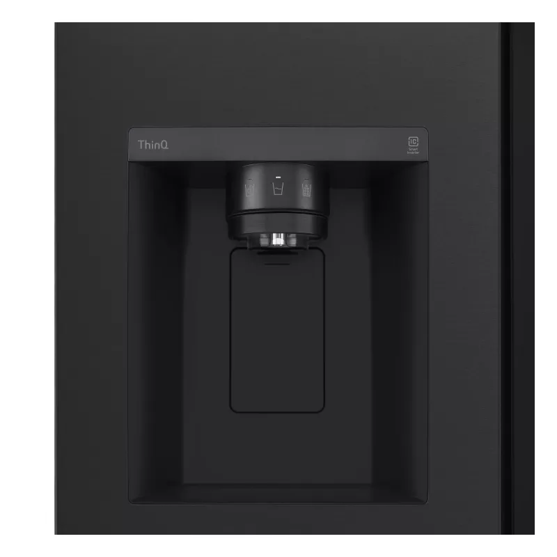 Frigorífico side-by-side LG InstaView GSGV81EPLL independiente 635 L negro