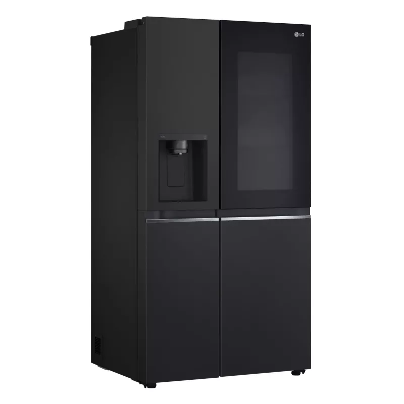 Frigorífico side-by-side LG InstaView GSGV81EPLL independiente 635 L negro