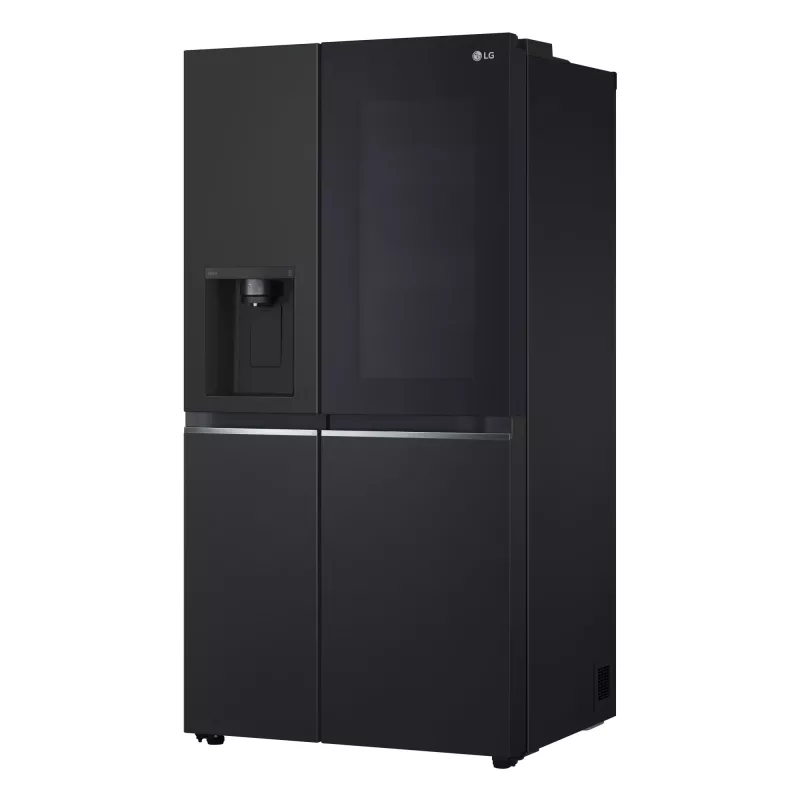 Frigorífico side-by-side LG InstaView GSGV81EPLL independiente 635 L negro