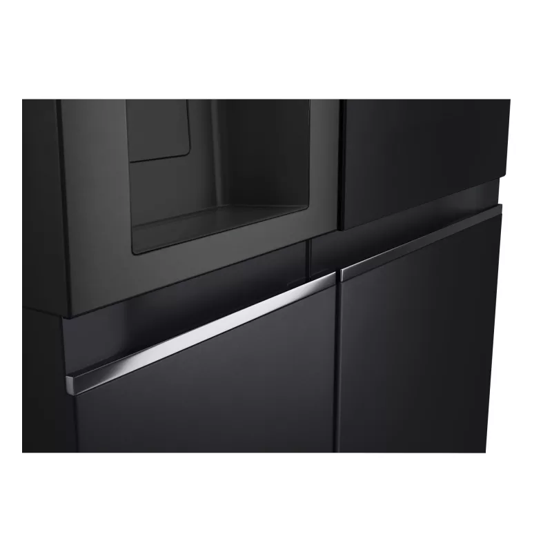 Frigorífico side-by-side LG InstaView GSGV81EPLL independiente 635 L negro