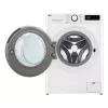 Lavadora LG F2WR508S0W carga frontal 8 kg 1160 rpm negra, blanca