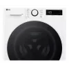 Lavadora LG F2WR508S0W carga frontal 8 kg 1160 rpm negra, blanca
