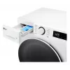 Lavadora LG F2WR508S0W carga frontal 8 kg 1160 rpm negra, blanca