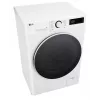 Lavadora LG F2WR508S0W carga frontal 8 kg 1160 rpm negra, blanca