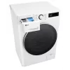 Lavadora LG F2WR508S0W carga frontal 8 kg 1160 rpm negra, blanca