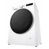 Lavadora LG F2WR508S0W carga frontal 8 kg 1160 rpm negra, blanca