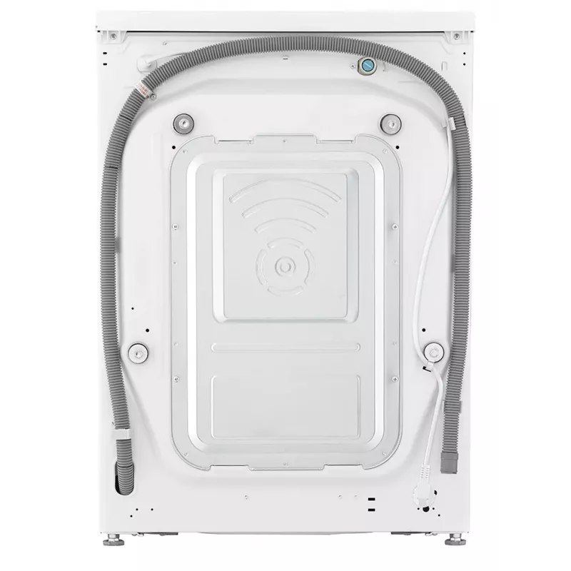 Lavadora LG F2WR508S0W carga frontal 8 kg 1160 rpm negra, blanca