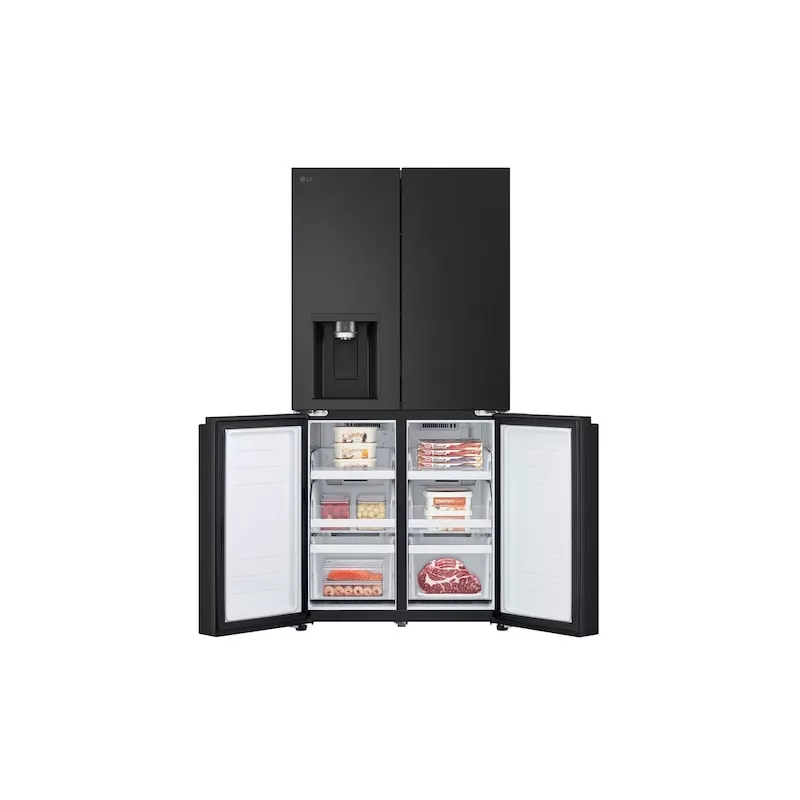 Frigorífico side-by-side LG GML861EPPE independiente 506 L negro