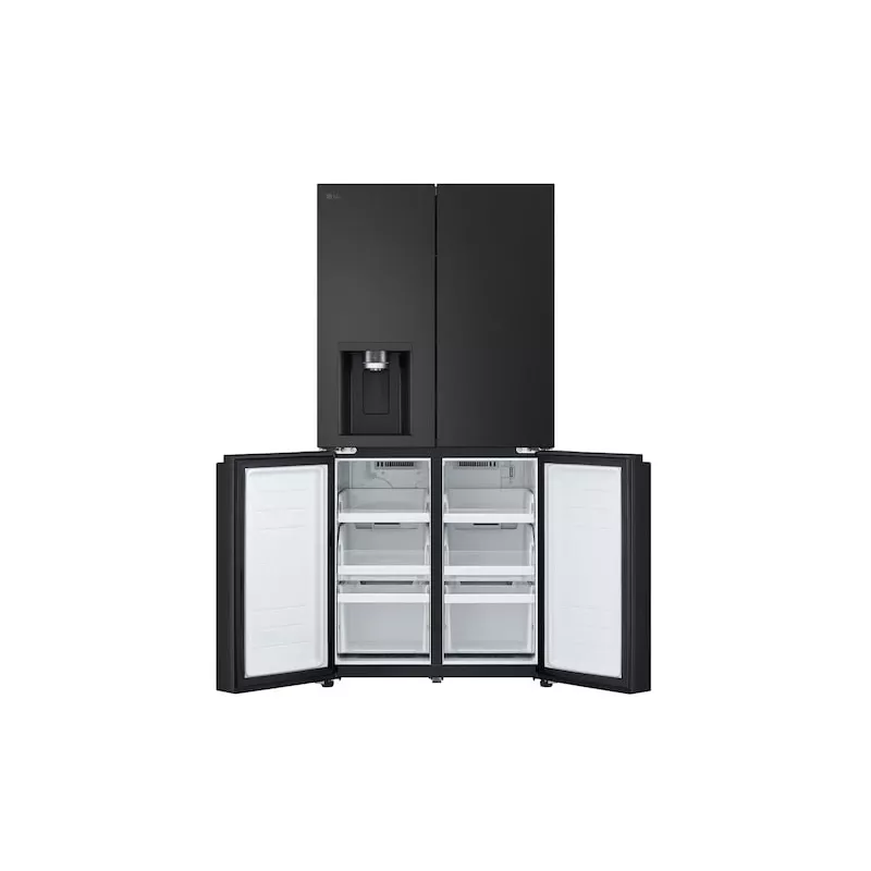 Frigorífico side-by-side LG GML861EPPE independiente 506 L negro