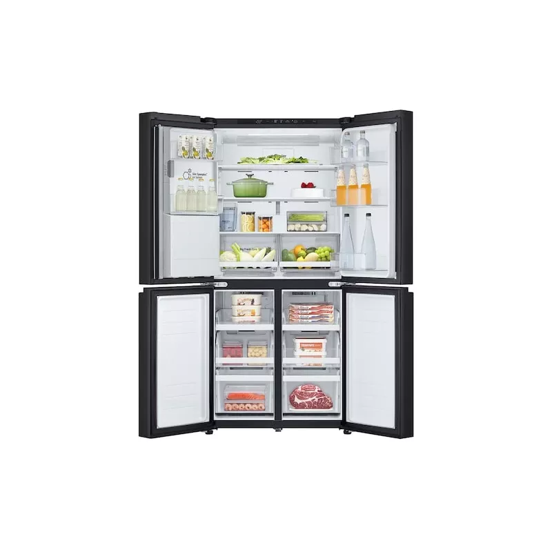 Frigorífico side-by-side LG GML861EPPE independiente 506 L negro