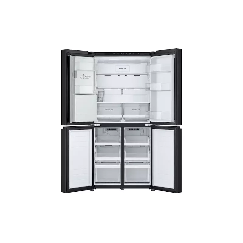 Frigorífico side-by-side LG GML861EPPE independiente 506 L negro