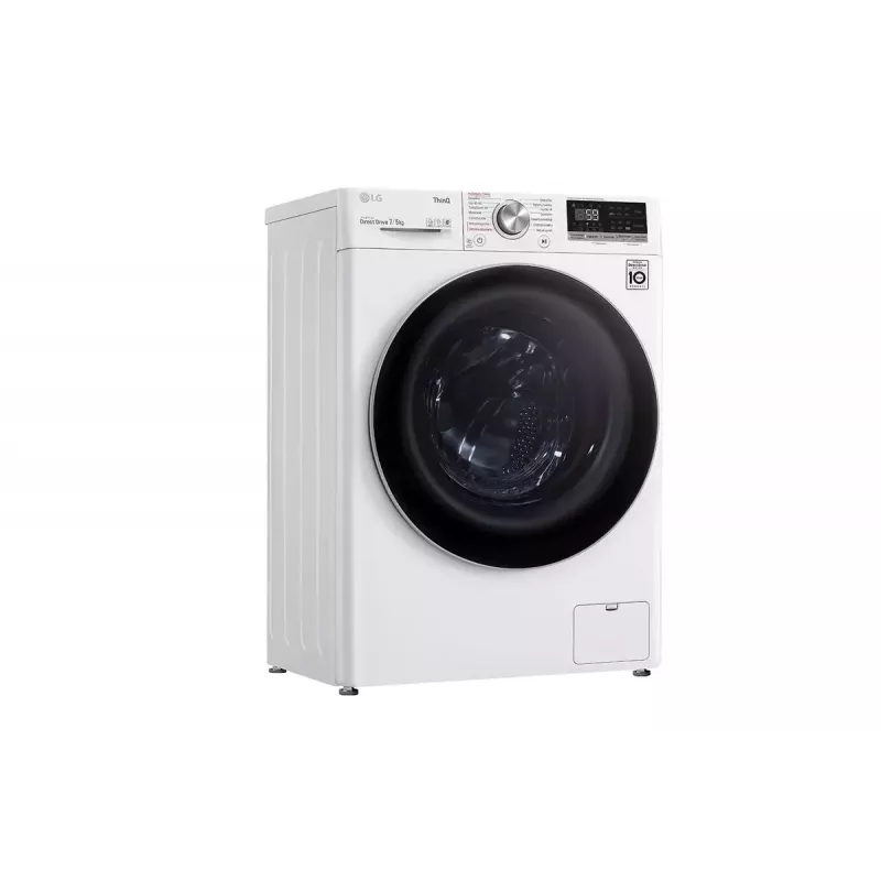 LG F2DV5S7S1E lavadora-secadora independiente de carga frontal blanca