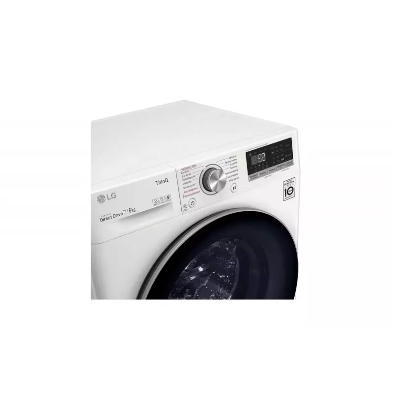 LG F2DV5S7S1E lavadora-secadora independiente de carga frontal blanca