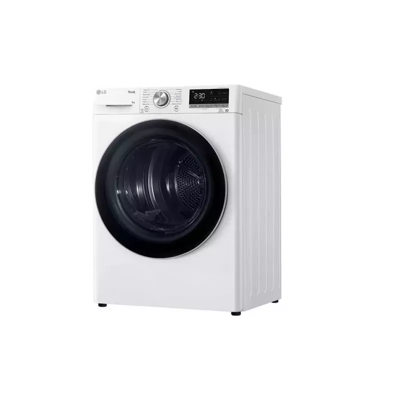 Secadora LG RH80V9AV3N 8 kg A+++ bomba de calor, independiente de carga frontal, negra/blanca