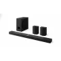 Barra de sonido LG S95TR 9.1.5 canales 810 W RMS con subwoofer inalámbrico de 220 W, negra