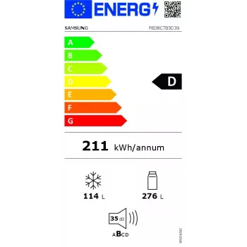 Samsung RB38C7B5D39/EF frigorífico-congelador combinado independiente 390 L beige