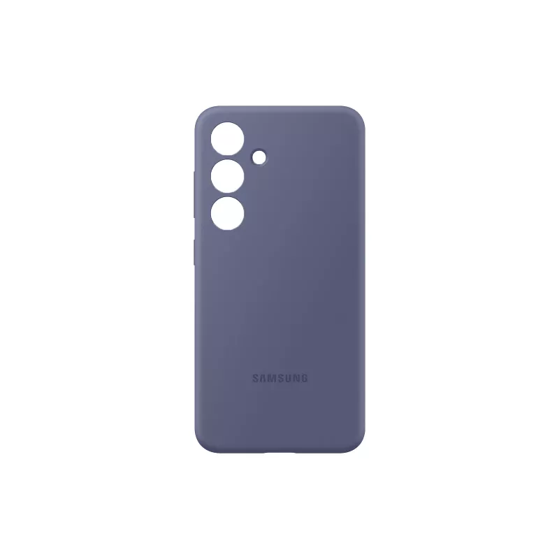 Funda de silicona Samsung Galaxy S24 violeta monocromático