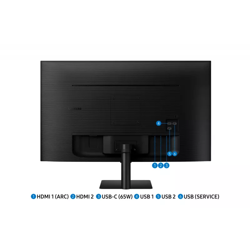 Samsung M70D monitor de ordenador 81,3 cm (32 inch) 3840 x 2160 píxeles 4K Ultra HD LED negro