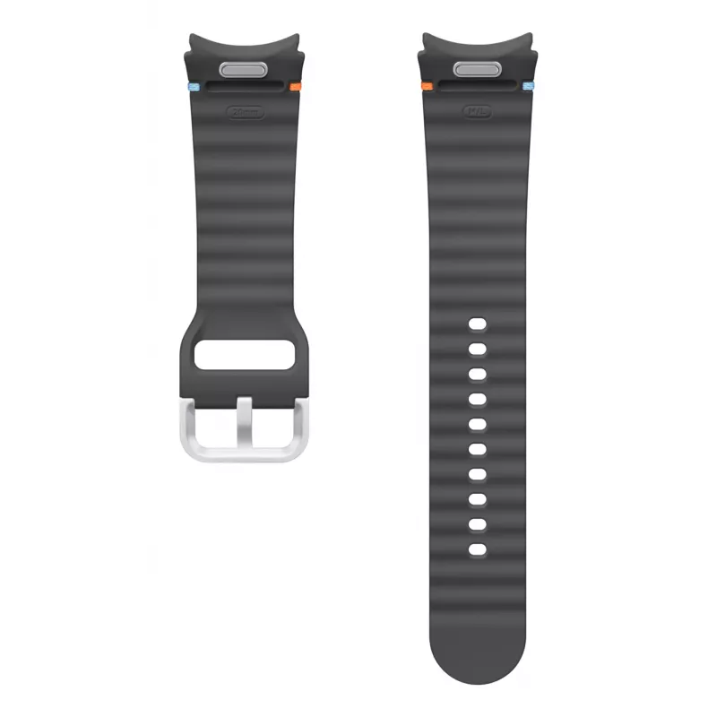 Samsung Sport Band (M/L) para Galaxy Watch 7, correa, smartwatch, gris, Samsung, Galaxy Watch Ultra, plata