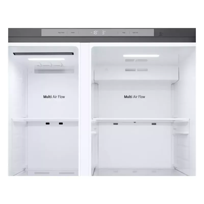 LG NatureFRESH GSBC40PYPE frigorífico-congelador americano – Prime Silver – clase de eficiencia energética E