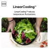 LG NatureFRESH GSBC40PYPE frigorífico-congelador americano – Prime Silver – clase de eficiencia energética E