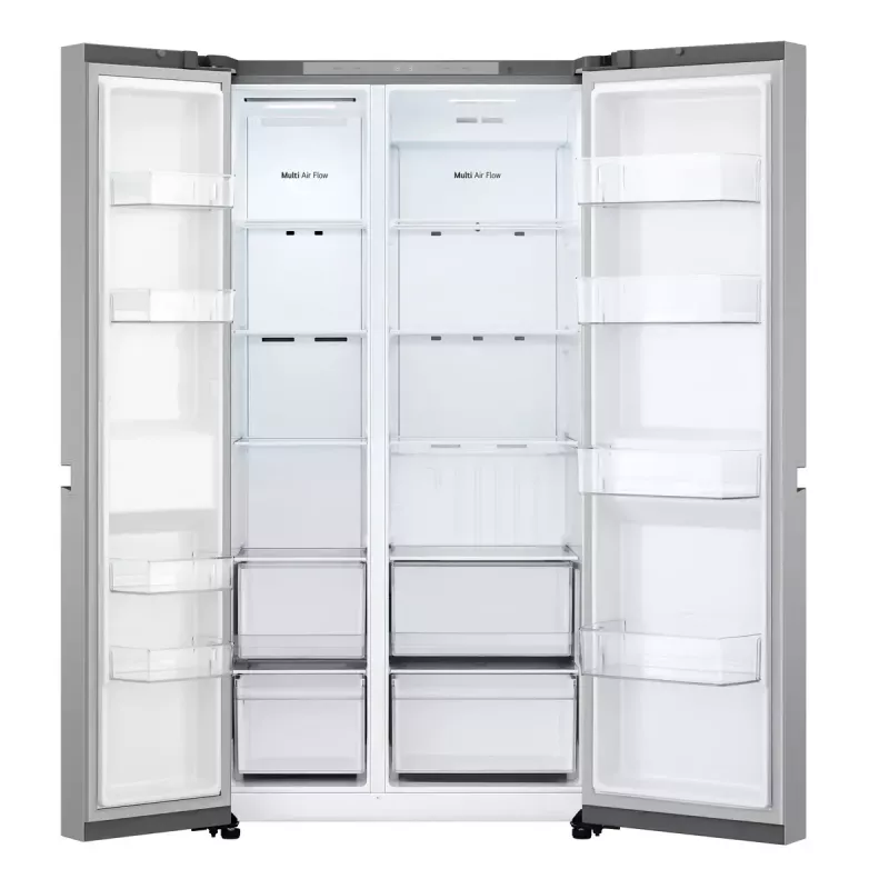 LG NatureFRESH GSBC40PYPE frigorífico-congelador americano – Prime Silver – clase de eficiencia energética E