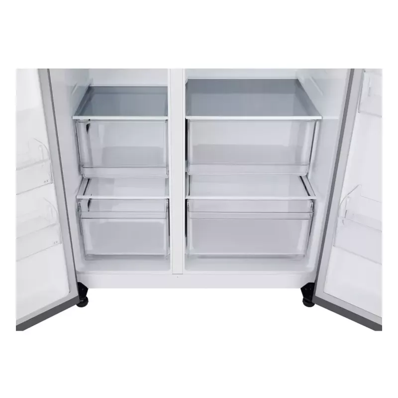 LG NatureFRESH GSBC40PYPE frigorífico-congelador americano – Prime Silver – clase de eficiencia energética E
