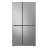 LG NatureFRESH GSBC40PYPE frigorífico-congelador americano – Prime Silver – clase de eficiencia energética E