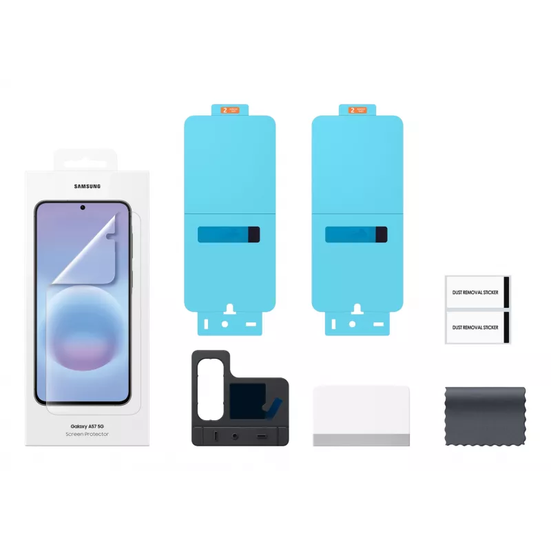 Samsung EF-UA576CTEGWW Protector de pantalla/trasera para móvil Protector de pantalla transparente 2 uds.