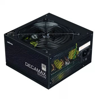 Zalman Decamax Fuente de alimentación 500 W ATX Negro