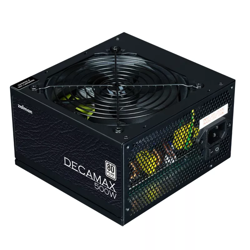 Zalman Decamax Fuente de alimentación 500 W ATX Negro