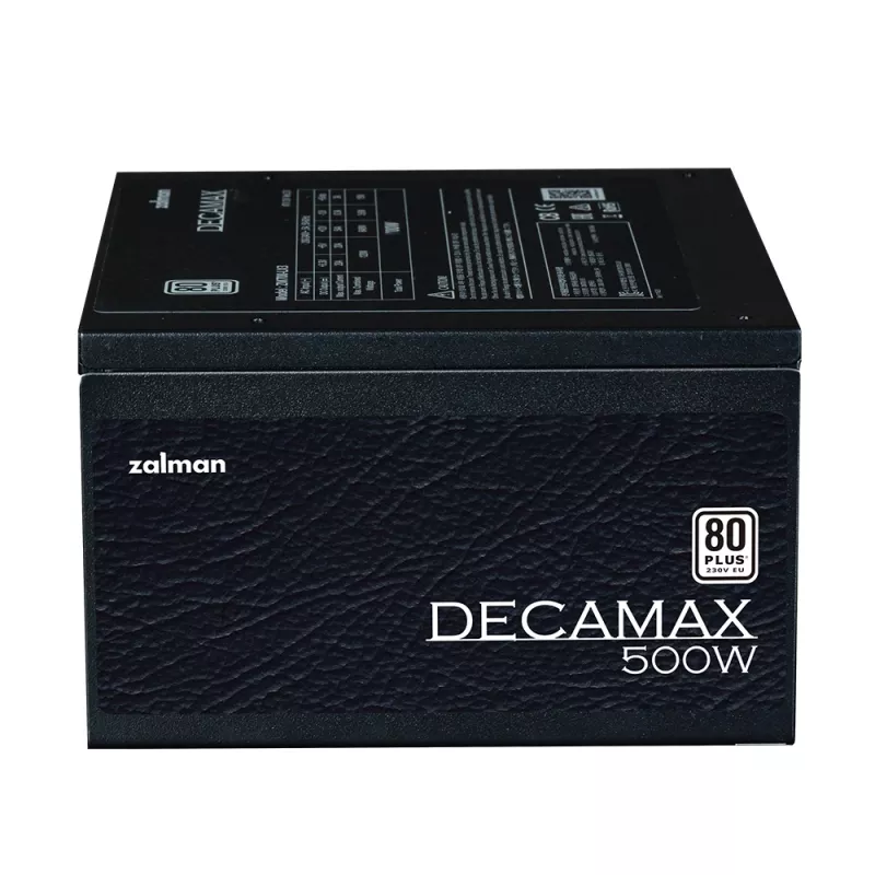 Zalman Decamax Fuente de alimentación 500 W ATX Negro