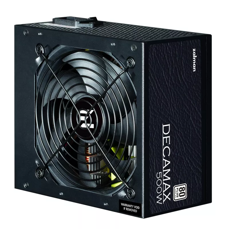 Zalman Decamax Fuente de alimentación 500 W ATX Negro