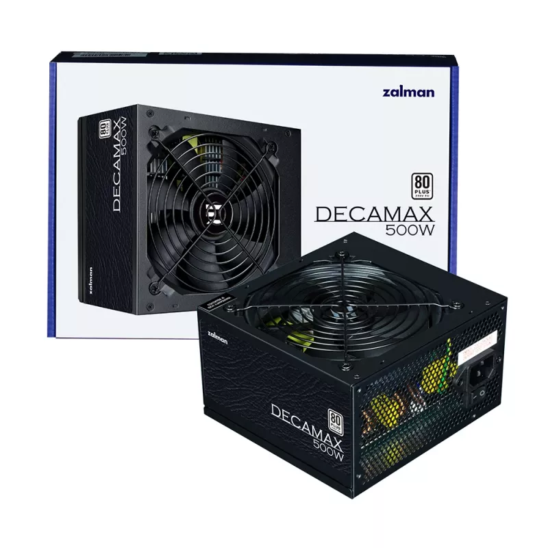 Zalman Decamax Fuente de alimentación 500 W ATX Negro