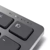 DELL Pro Plus teclado y ratón - KM7321W - UK (QWERTY), tamaño completo (100%), inalámbrico, RF Wireless + Bluetooth, QWERTY, gris, titanio, ratón incluido