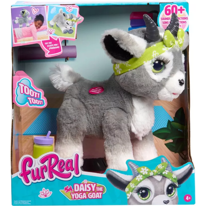 FurReal Daisy the Yoga Goat, niño/niña, 4 año(s), con sonido