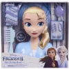 Just Play Disney Frozen 2, cabeza de muñeca de maquillaje/peinado, femenino, 3 año(s), 120 mm, multicolor