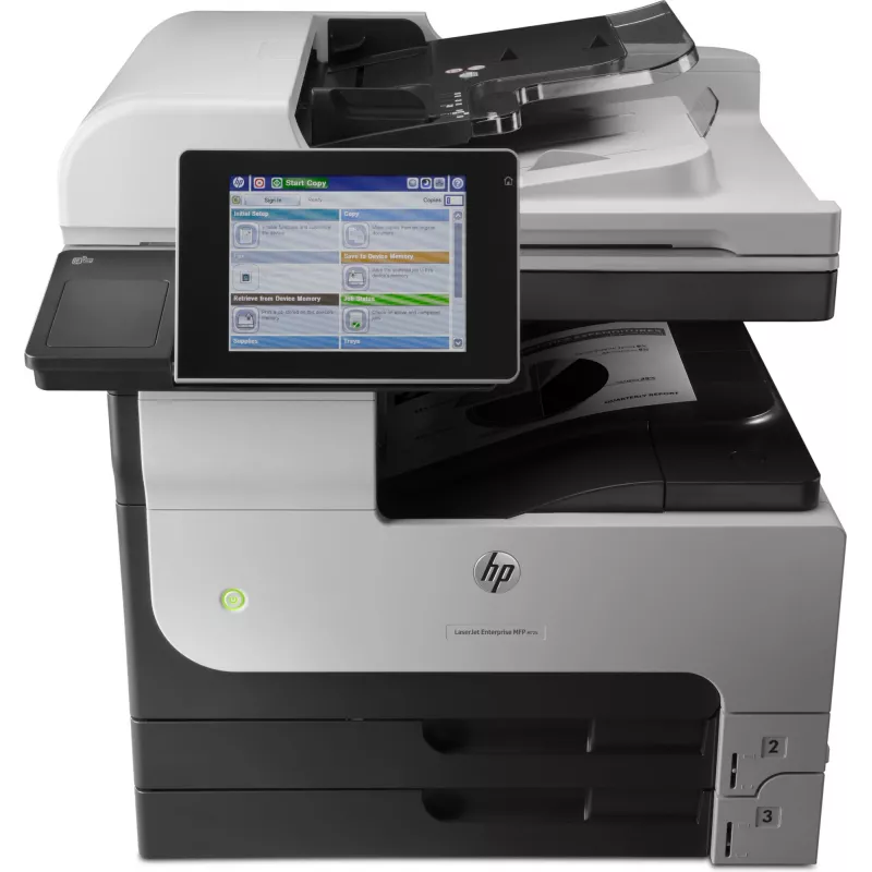 HP LaserJet Enterprise MFP M725dn, láser, impresión en blanco y negro, 1200 x 1200 DPI, A3, impresión directa, negro, gris