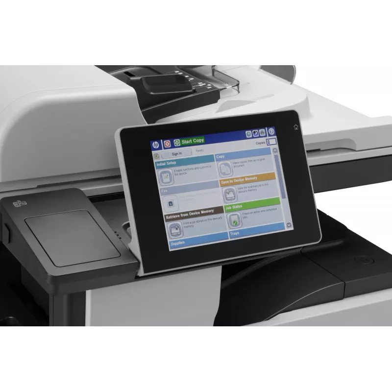 HP LaserJet Enterprise MFP M725dn, láser, impresión en blanco y negro, 1200 x 1200 DPI, A3, impresión directa, negro, gris