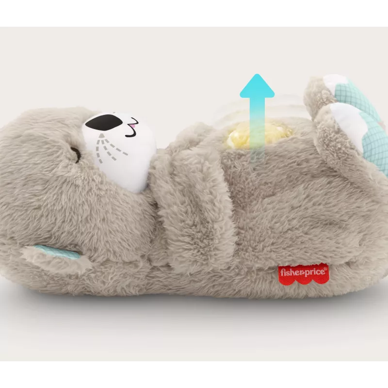 Fisher-Price Soothe 'n Snuggle Otter, peluche, máquina de sonido con movimiento de respiración