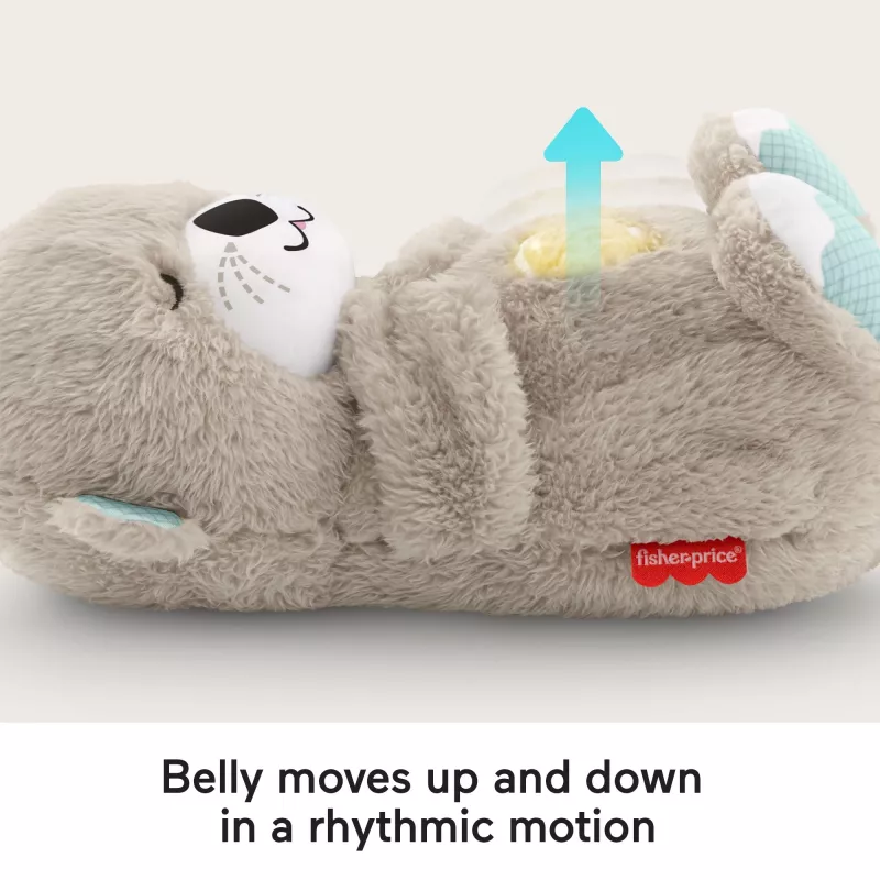 Fisher-Price Soothe 'n Snuggle Otter, peluche, máquina de sonido con movimiento de respiración