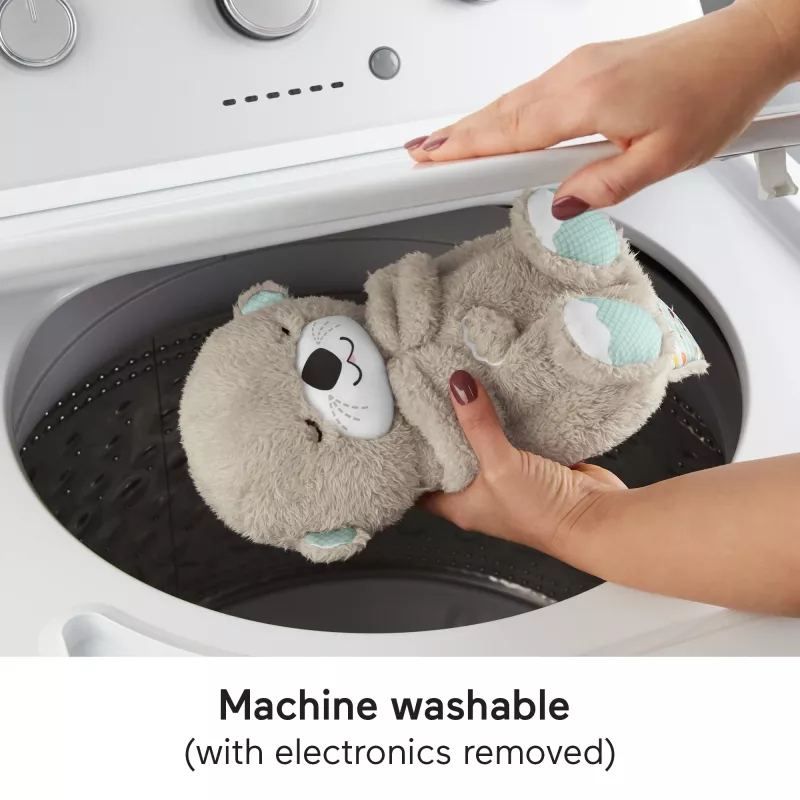 Fisher-Price Soothe 'n Snuggle Otter, peluche, máquina de sonido con movimiento de respiración
