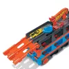 Hot Wheels City Speedway Hauler Carrier con 3 coches de juguete, set de vehículos, 4 año(s), plástico, gris, multicolor