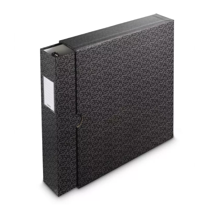 Archivador de anillas Hama 00007546 negro gris anilla D 327 mm 309 mm