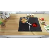 Placa de inducción Gorenje GI3201BC, negra, empotrable, 30 cm, placa de inducción por zonas, vitrocerámica, 2 zonas