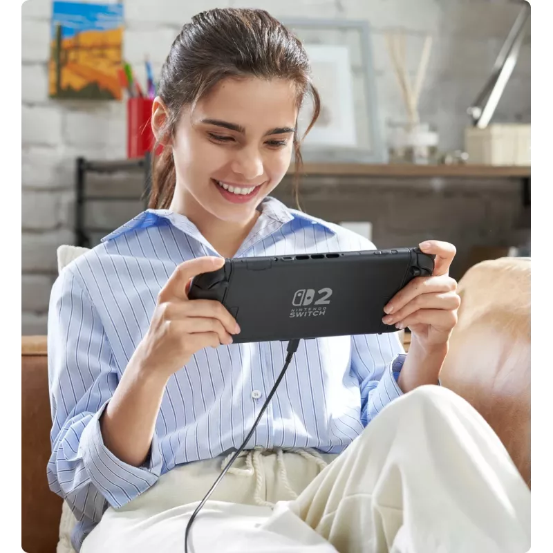 Consola de juegos NINTENDO Switch 2 negra — LCD 7,9