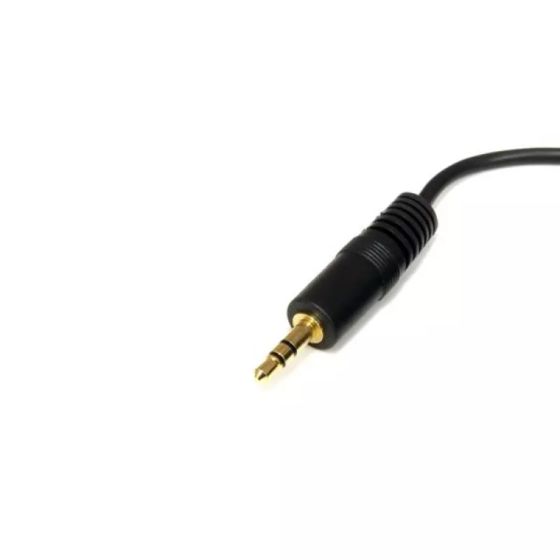 StarTech.com cable de audio estéreo de 3,5 mm de 1,8 m - M/M, 3,5 mm, conector macho, 3,5 mm, conector macho, 1,8 m, negro
