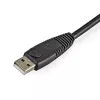 StarTech.com cable KVM USB DVI 4 en 1 de 1,8 m con audio y micrófono